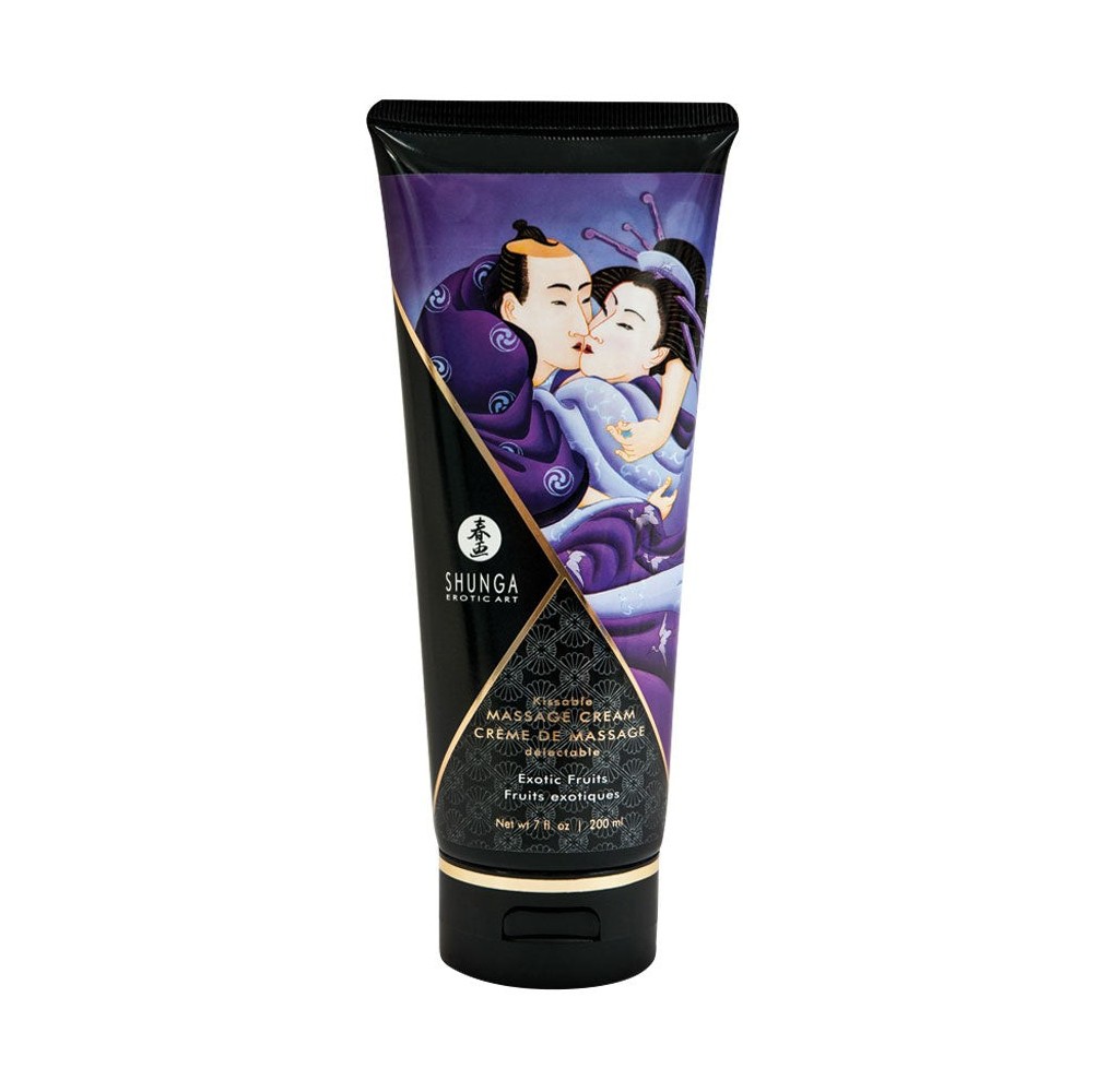 Shunga Kissable Massage Cream-Exotic Fruits 7oz